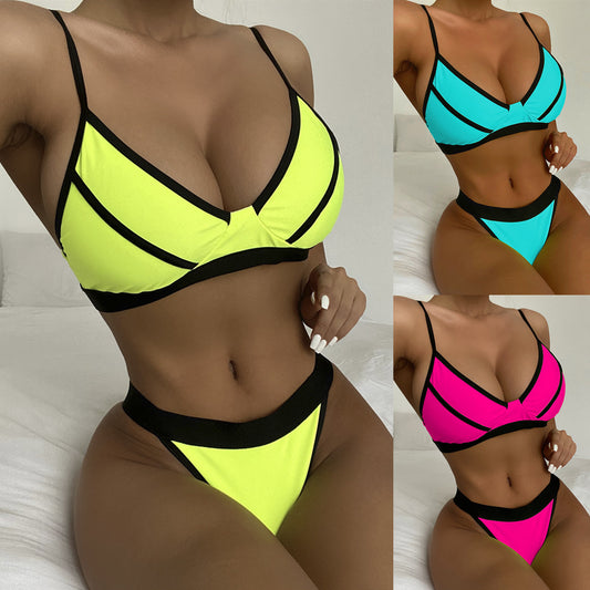 Neon Coloured Bikini Set